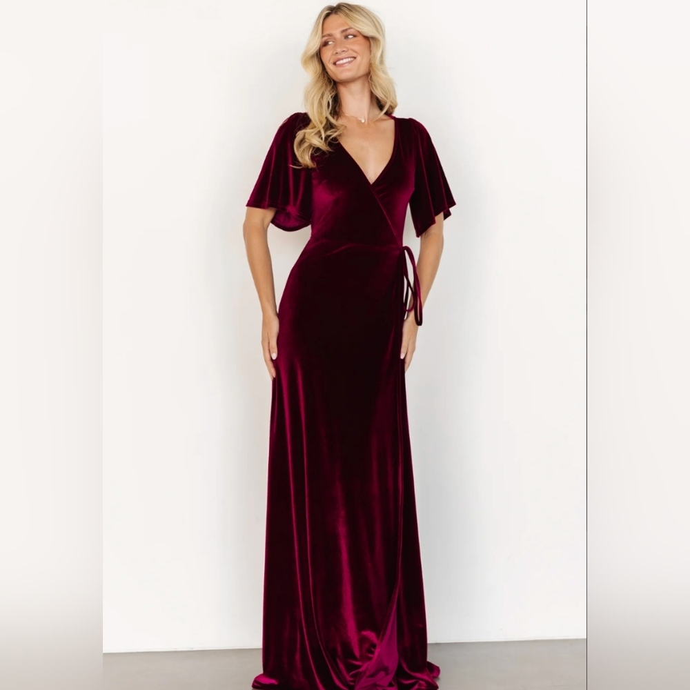 Baltic Born Burgundy Maxi Dress